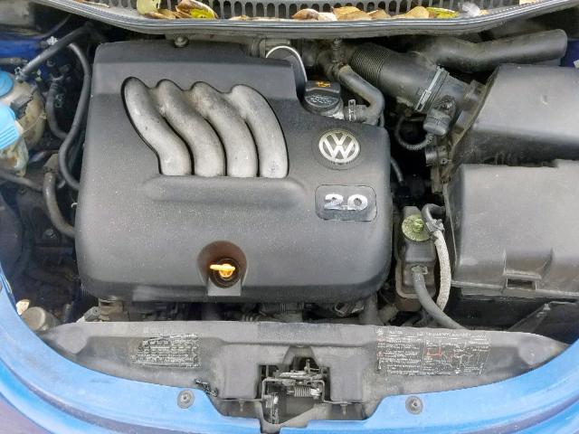 3VWBK31C25M401984 - 2005 VOLKSWAGEN NEW BEETLE ლურჯი ფოტო 7