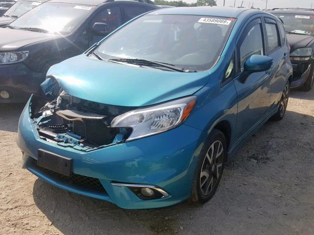 3N1CE2CP6GL389939 - 2016 NISSAN VERSA NOTE TURQUOISE photo 2