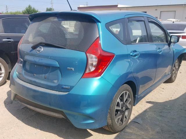 3N1CE2CP6GL389939 - 2016 NISSAN VERSA NOTE TURQUOISE photo 4