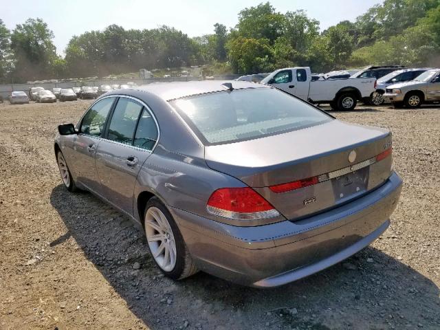 WBAGL63493DP63099 - 2003 BMW 745 GRAY photo 3