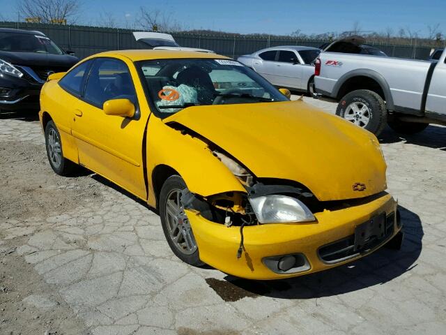 1G1JH12F627485316 - 2002 CHEVROLET CAVALIER L YELLOW photo 1