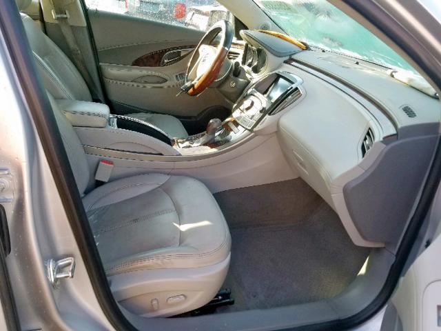 1G4GC5E31DF204746 - 2013 BUICK LACROSSE SILVER photo 5