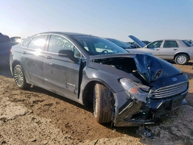 3FA6P0RU7JR265792 - 2018 FORD FUSION TIT BLACK photo 1