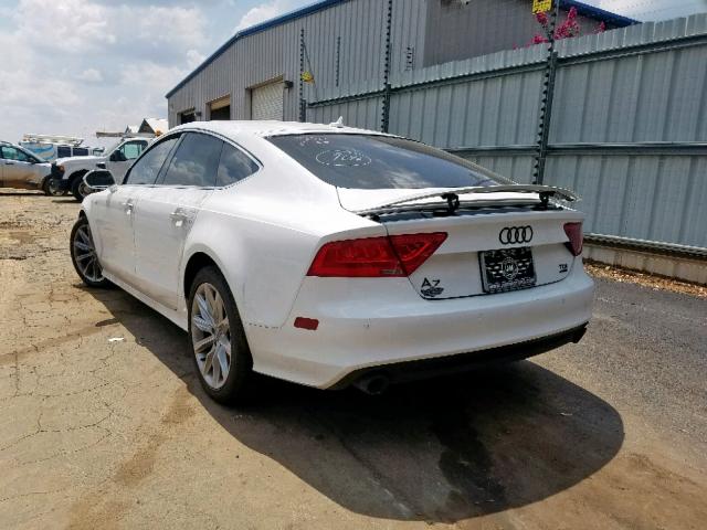 WAU2MAFCXEN047810 - 2014 AUDI A7 PRESTIG WHITE photo 3