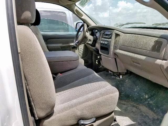 3D7KR26C85G733076 - 2005 DODGE RAM 2500 S Սպիտակ լուսանկար 5