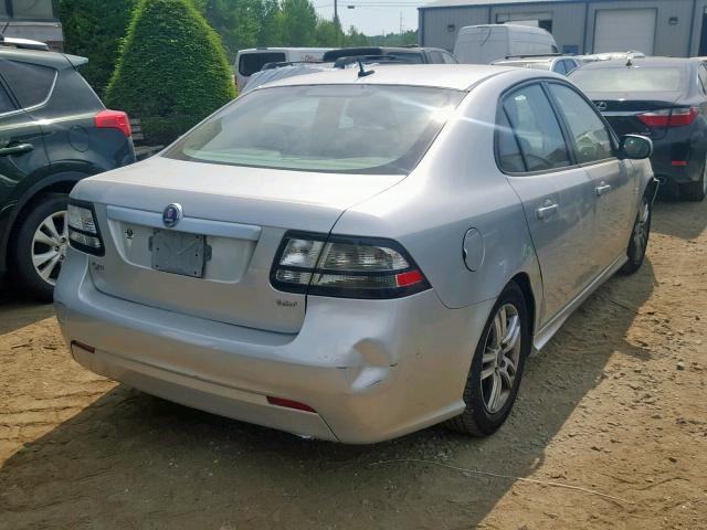 YS3FA4CY4B1312778 - 2011 SAAB 9-3 2.0T SILVER photo 4