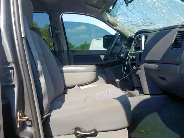 1D7KS28CX7J553651 - 2007 DODGE RAM 2500 S ნაცრისფერი ფოტო 5