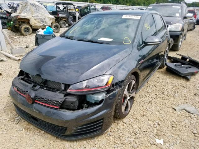 3VW547AU3HM031141 - 2017 VOLKSWAGEN GTI SPORT CHARCOAL photo 9