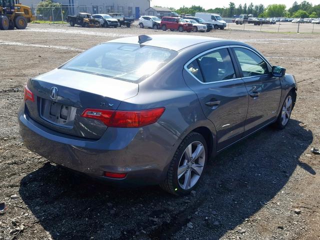 19VDE1F75EE011841 - 2014 ACURA ILX 20 TEC GRAY photo 4