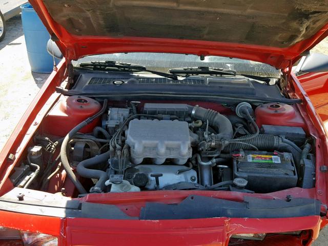 1C3XU4533NF235854 - 1992 CHRYSLER LEBARON RED photo 7