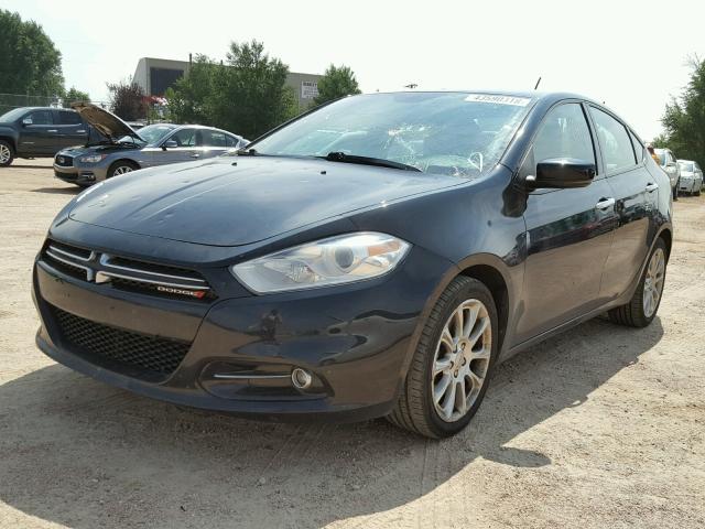 1C3CDFCA2DD323834 - 2013 DODGE DART LIMIT BLACK photo 2