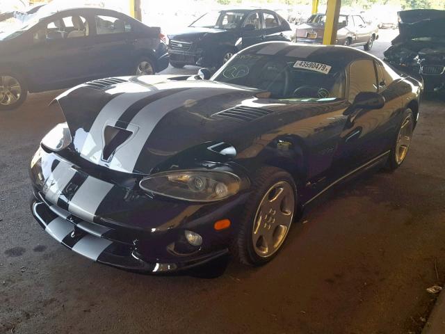 1B3ER69E4XV502991 - 1999 DODGE VIPER GTS BLACK photo 2