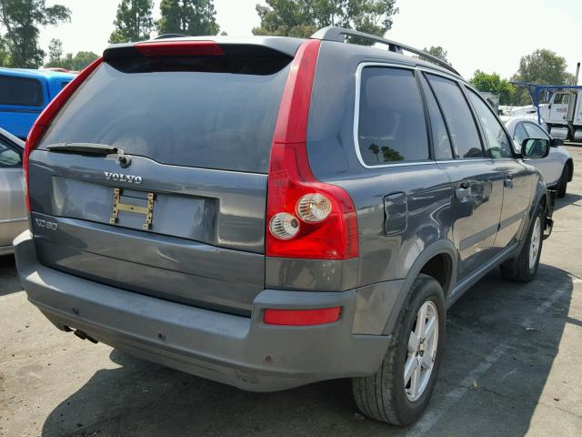 YV1CY592951193882 - 2005 VOLVO XC90 GRAY photo 4