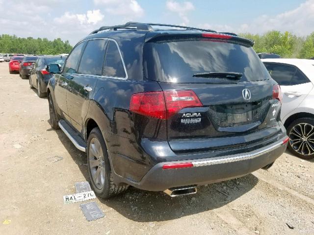 2HNYD2H86CH531629 - 2012 ACURA MDX ADVANC 蓝色 照片 3