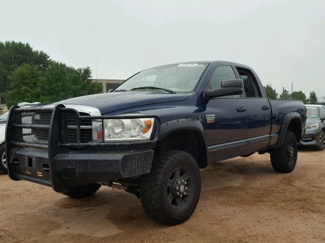 1D7KS28A97J606368 - 2007 DODGE RAM 2500 S BLUE photo 2