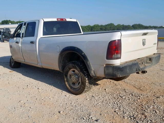 3D73Y3CL4BG585621 - 2011 DODGE RAM 3500 WHITE photo 3