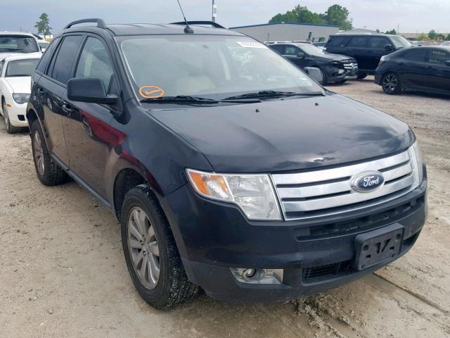 2FMDK38C88BA36746 - 2008 FORD EDGE SEL BLACK photo 1