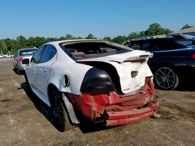 2G2WP552971204358 - 2007 PONTIAC GRAND PRIX WHITE photo 3