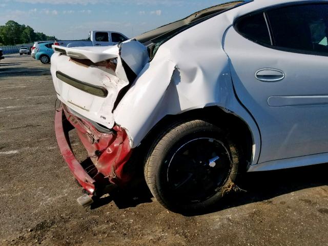 2G2WP552971204358 - 2007 PONTIAC GRAND PRIX WHITE photo 9