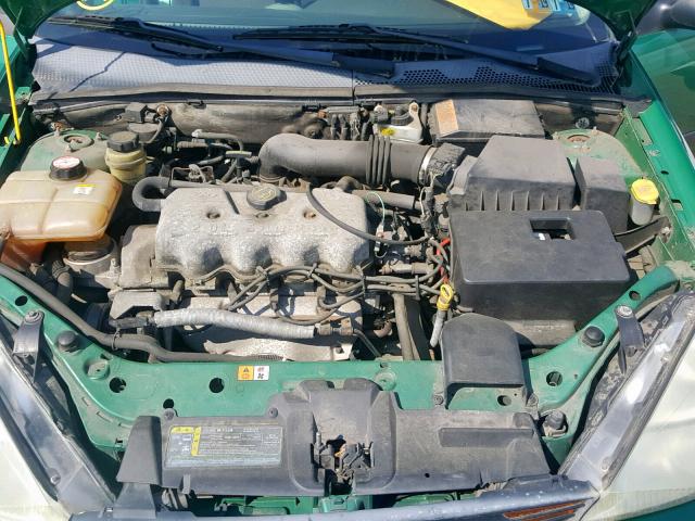 1FAFP33PX2W361404 - 2002 FORD FOCUS LX GREEN photo 7