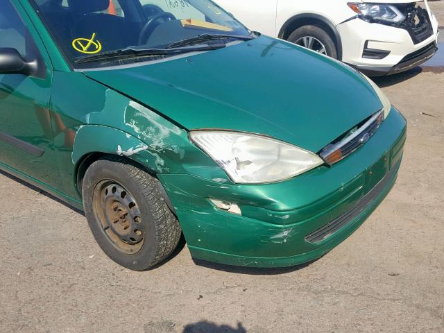 1FAFP33PX2W361404 - 2002 FORD FOCUS LX GREEN photo 9