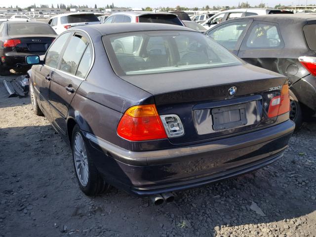 WBAAV53441FJ67572 - 2001 BMW 330 I BLUE photo 3