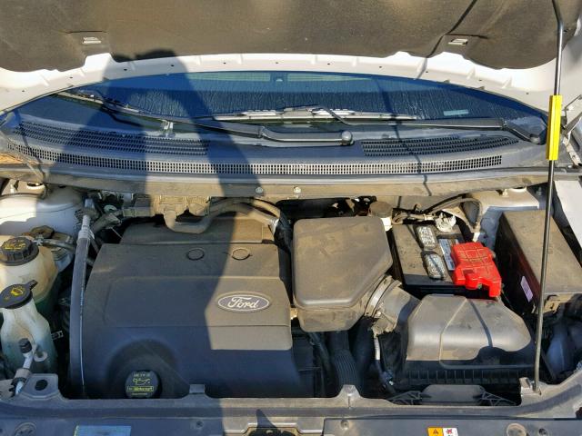 2FMDK3JC1BBB08534 - 2011 FORD EDGE SEL SILVER photo 7