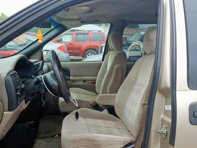 1GNDV23E35D134014 - 2005 CHEVROLET VENTURE LS GOLD photo 5