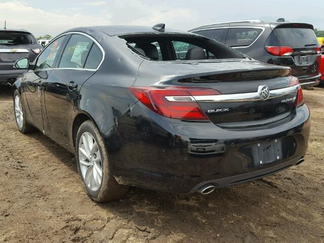 2G4GN5EX2F9229518 - 2015 BUICK REGAL PREM BLACK photo 3