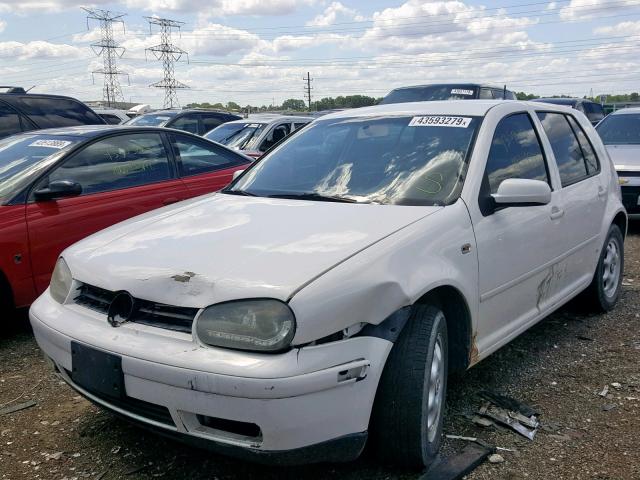 9BWFK61J434004621 - 2003 VOLKSWAGEN GOLF GL WHITE photo 2