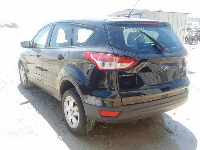 1FMCU0F79FUB71915 - 2015 FORD ESCAPE S BLACK photo 3