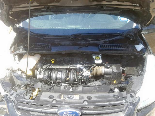 1FMCU0F79FUB71915 - 2015 FORD ESCAPE S BLACK photo 7