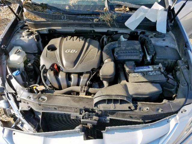 5NPEB4AC5DH540162 - 2013 HYUNDAI SONATA GLS SILVER photo 7