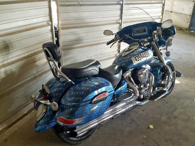 JYAVP17E87A027536 - 2007 YAMAHA XV1700 A BLUE photo 4