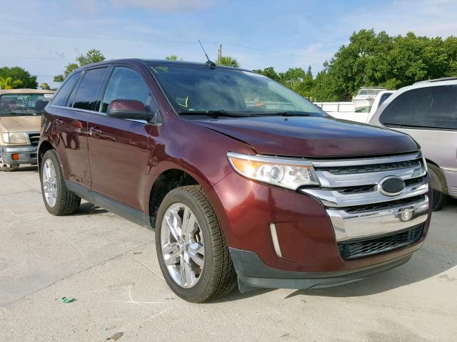 2FMDK3KC7BBB13316 - 2011 FORD EDGE LIMIT RED photo 1