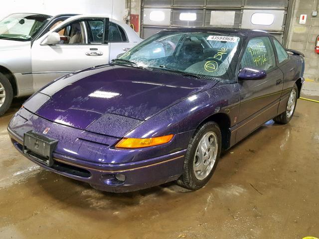 1G8ZH1275SZ388156 - 1995 SATURN SC2 PURPLE photo 2