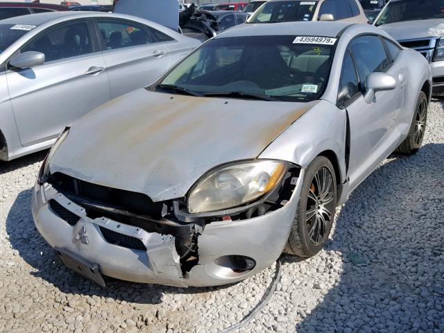 4A3AK24F06E056165 - 2006 MITSUBISHI ECLIPSE GS SILVER photo 2