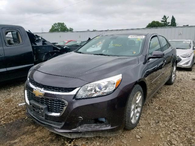 1G11C5SLXFF300076 - 2015 CHEVROLET MALIBU 1LT 紫色 照片 2