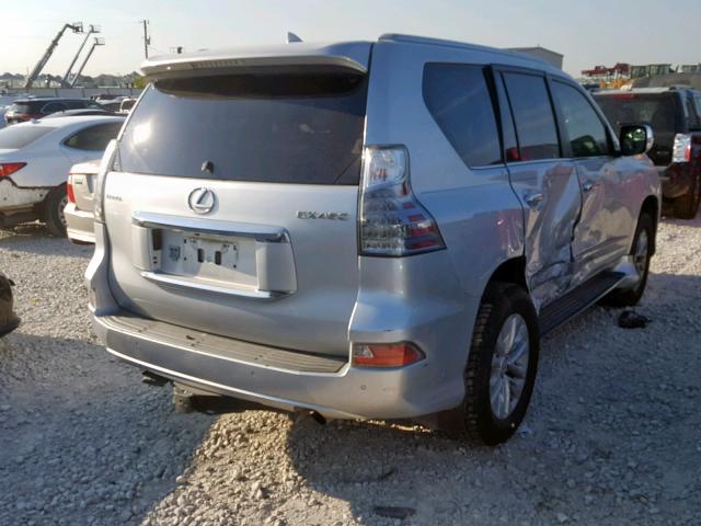 JTJBM7FX1G5133127 - 2016 LEXUS GX SILVER photo 4