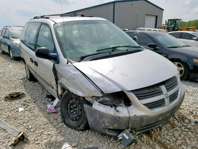 1D4GP25R45B213688 - 2005 DODGE CARAVAN SE GRAY photo 1