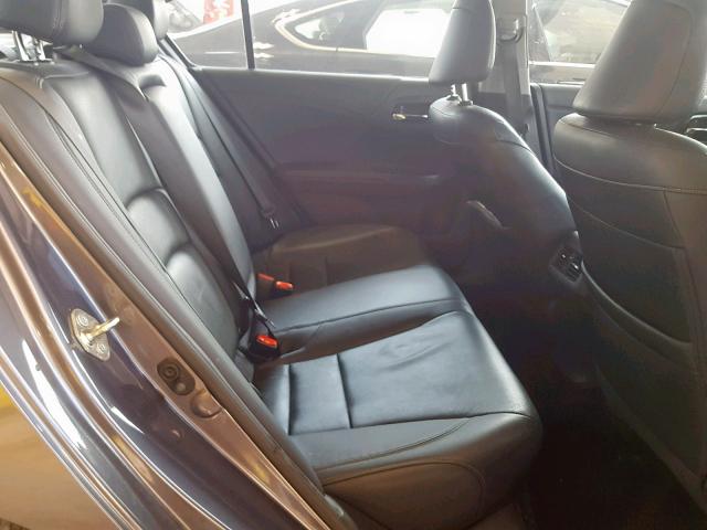 1HGCR3F81GA015890 - 2016 HONDA ACCORD EXL GRAY photo 6