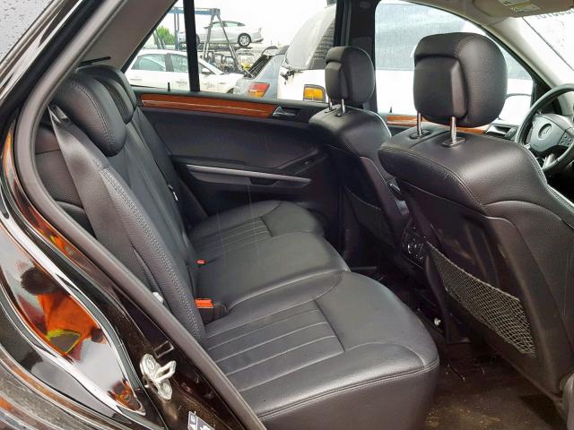 4JGBB86E08A367051 - 2008 MERCEDES-BENZ ML 350 BLACK photo 6