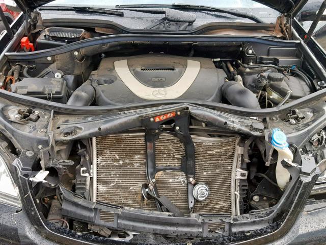 4JGBB86E08A367051 - 2008 MERCEDES-BENZ ML 350 BLACK photo 7