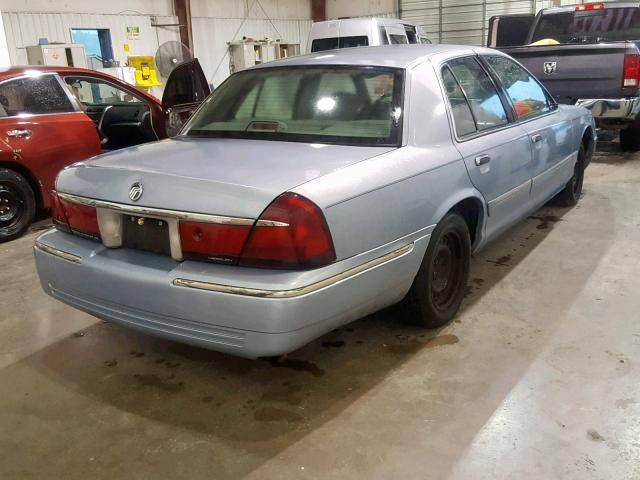 2MEFM74W4XX706422 - 1999 MERCURY GRAND MARQ BLUE photo 4