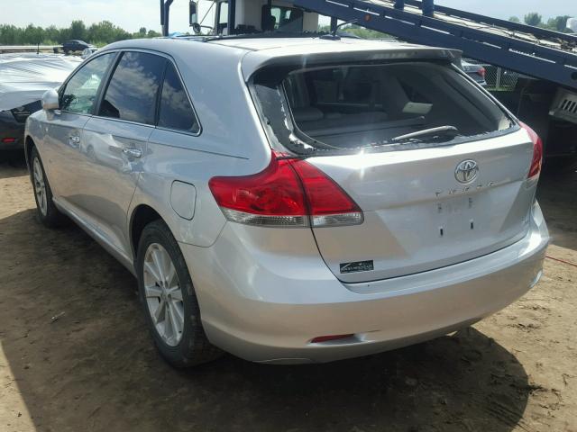 4T3BA3BB6BU022198 - 2011 TOYOTA VENZA BASE SILVER photo 3