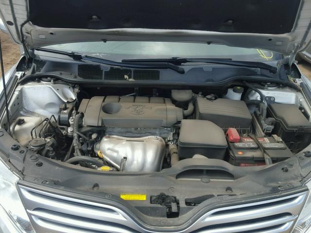 4T3BA3BB6BU022198 - 2011 TOYOTA VENZA BASE SILVER photo 7