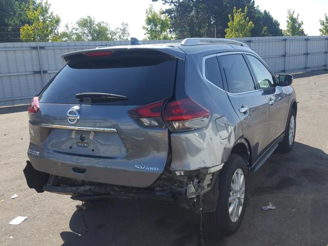 5N1AT2MV2JC708498 - 2018 NISSAN ROGUE SV GRAY photo 4