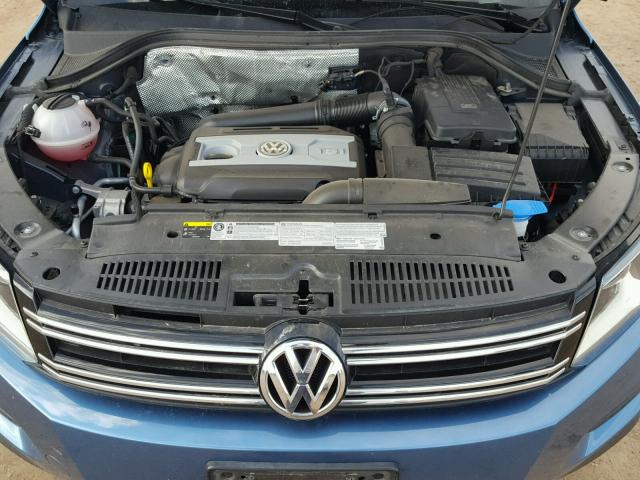 WVGSV7AX6HK026306 - 2017 VOLKSWAGEN TIGUAN WOL BLUE photo 7