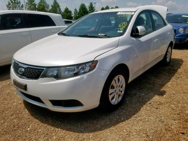 KNAFU4A21B5330948 - 2011 KIA FORTE EX WHITE photo 2