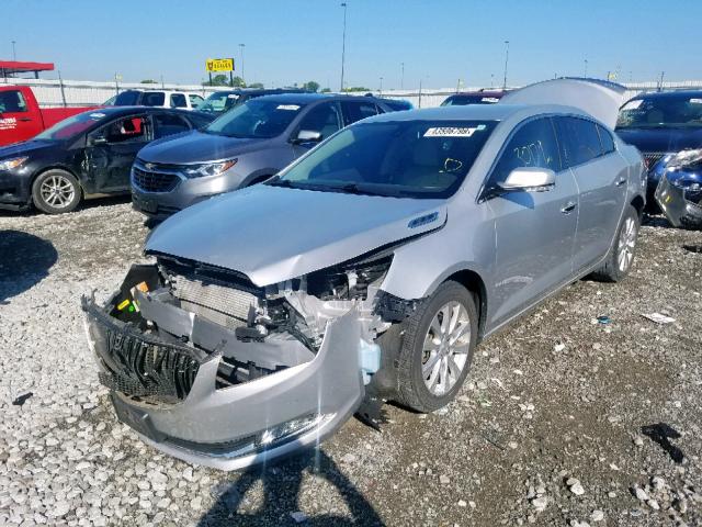 1G4GB5GR2FF321906 - 2015 BUICK LACROSSE SILVER photo 2